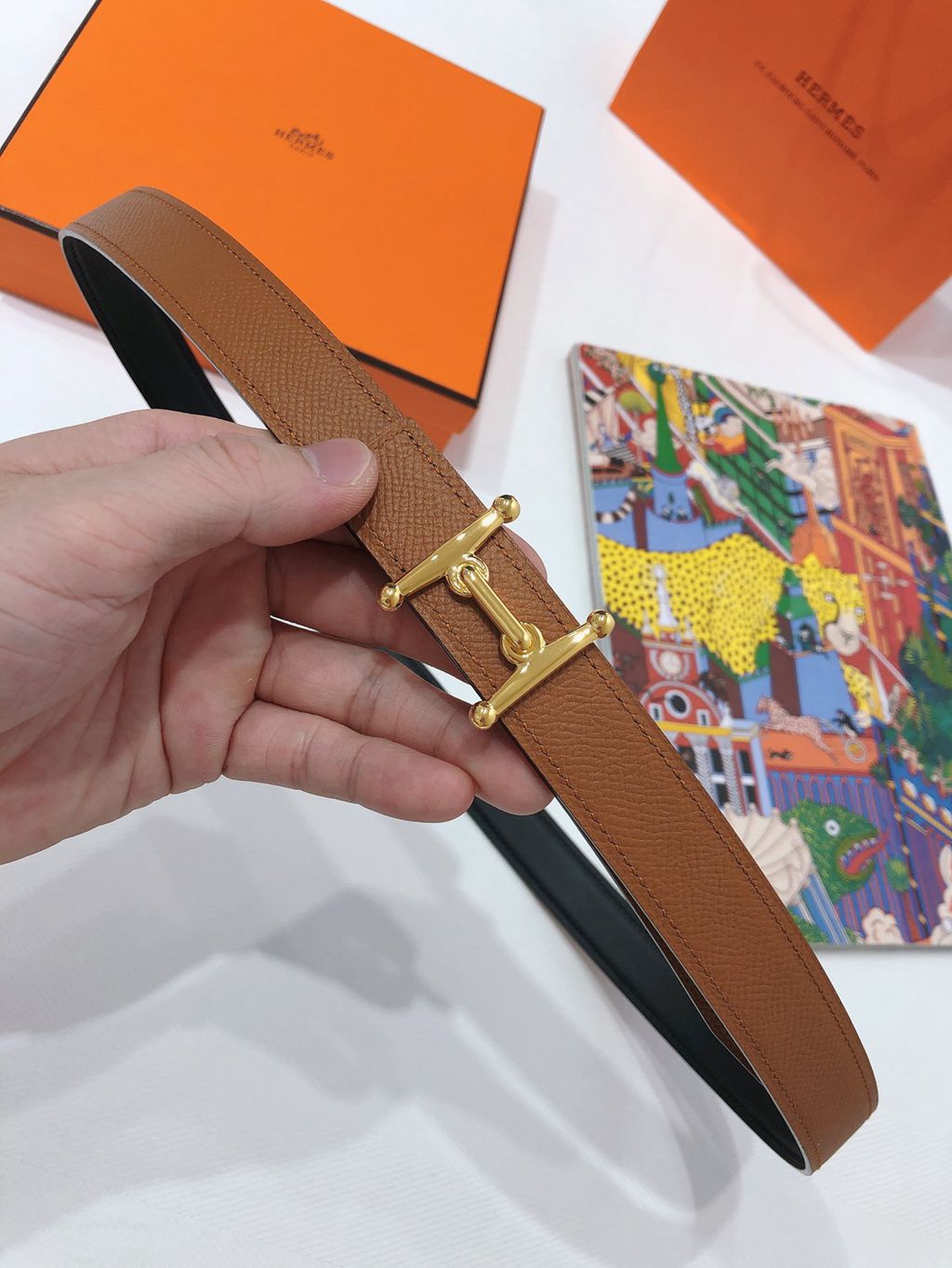 H**mes belts 24mm